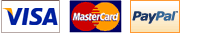 MasterCard, Maestro, Visa, AmericanExpress